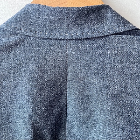 Classiques Entier Women’s Blue Single Breasted Blazer Size 6 - Picture 4 of 10